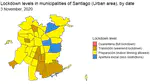 Animated map of COVID restrictions in Santiago (2020-2022)